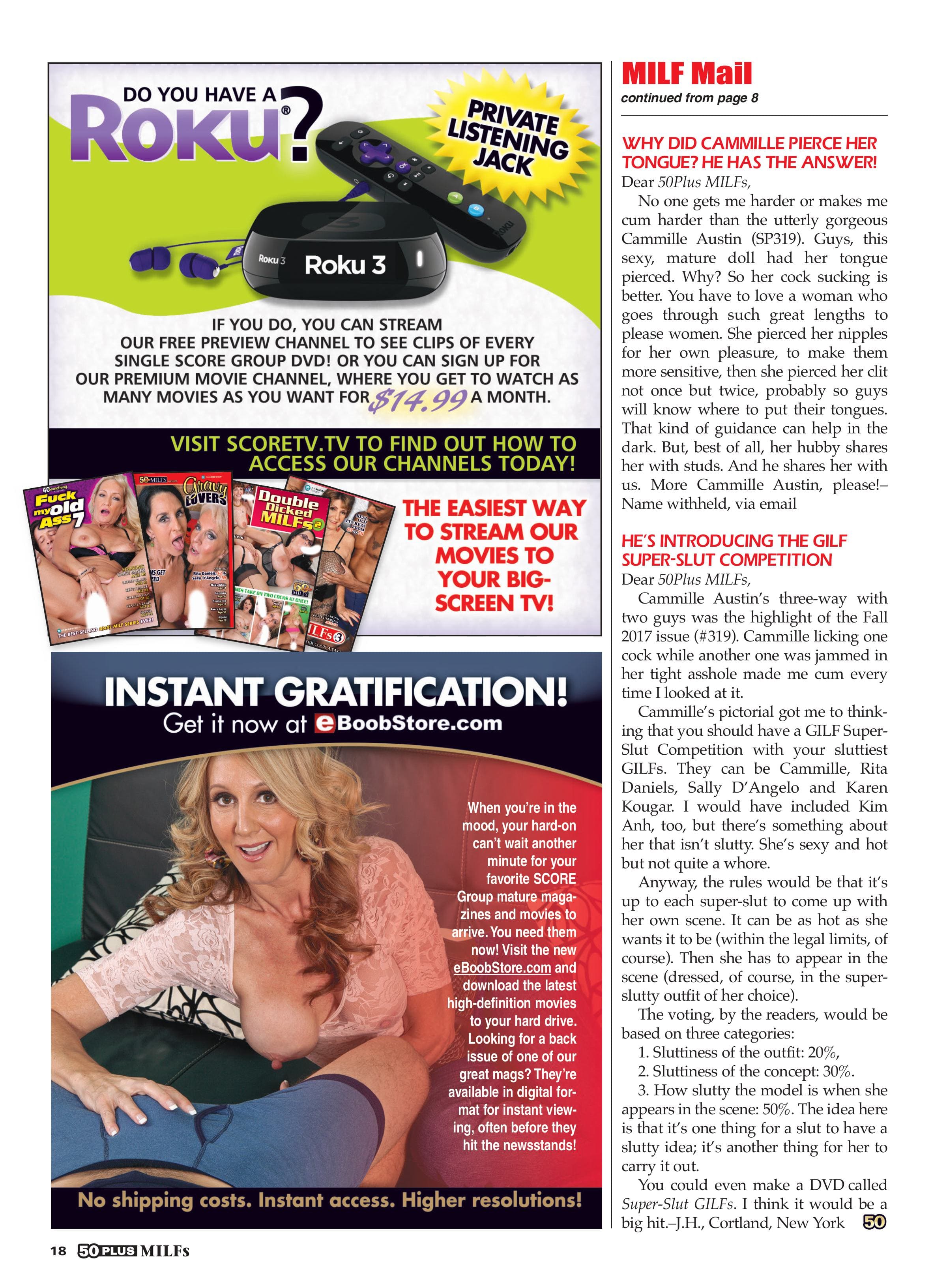 Score Special # 324, Holiday 2017, 50Plus MILFS