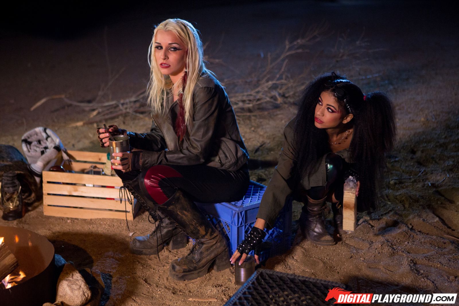 Стиви Шей и Вероника Родригес в фильме Апокалипсис X